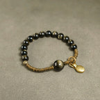 Natural Golden Obsidian Bracelet For Protection & Abundance