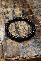 Natural Ebony Beads Meditation  Beads Bracelet