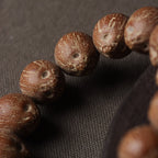Natural Purple Golden Rat Wenwan Bracelet – Round Beads, Rat Front Cat Back Design