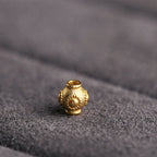 S925 Silver Dragonfly Eye Beaded Bead Spacer Silver Gold-plated DIY Jewelry Accessories
