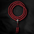 Buddha3bodhi 6mm Cinnabar 108 Bead Mala High-Quality Prayer Beads