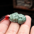 Natural Jade Pi Xiu Pendant – Wealth Attracting & Good Luck Charm