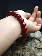 Red Bodhi Bracelet  Beads for Meditation
