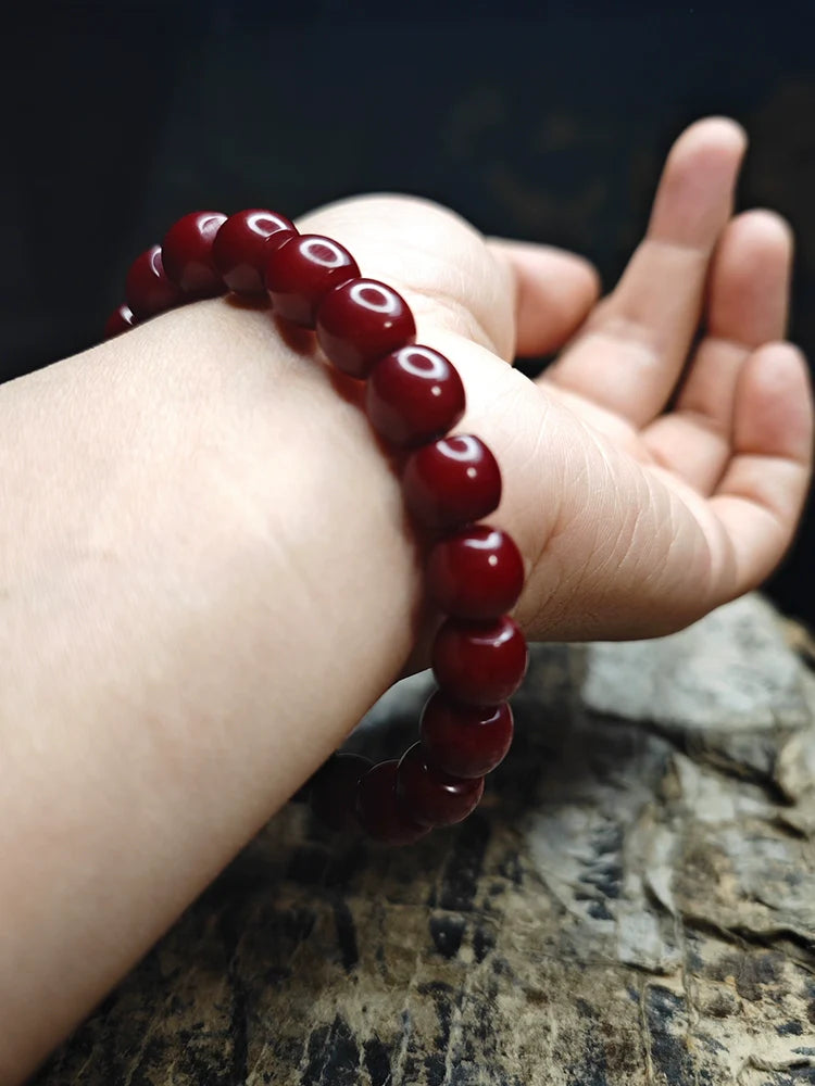 Red Bodhi Bracelet  Beads for Meditation