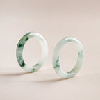 Jadeite "Flowing Green" Ring – Elegant & Timeless
