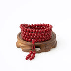 Buddha3bodhi 8mm Red Agate Bracelet 108 Bead Mala Prayer Beads