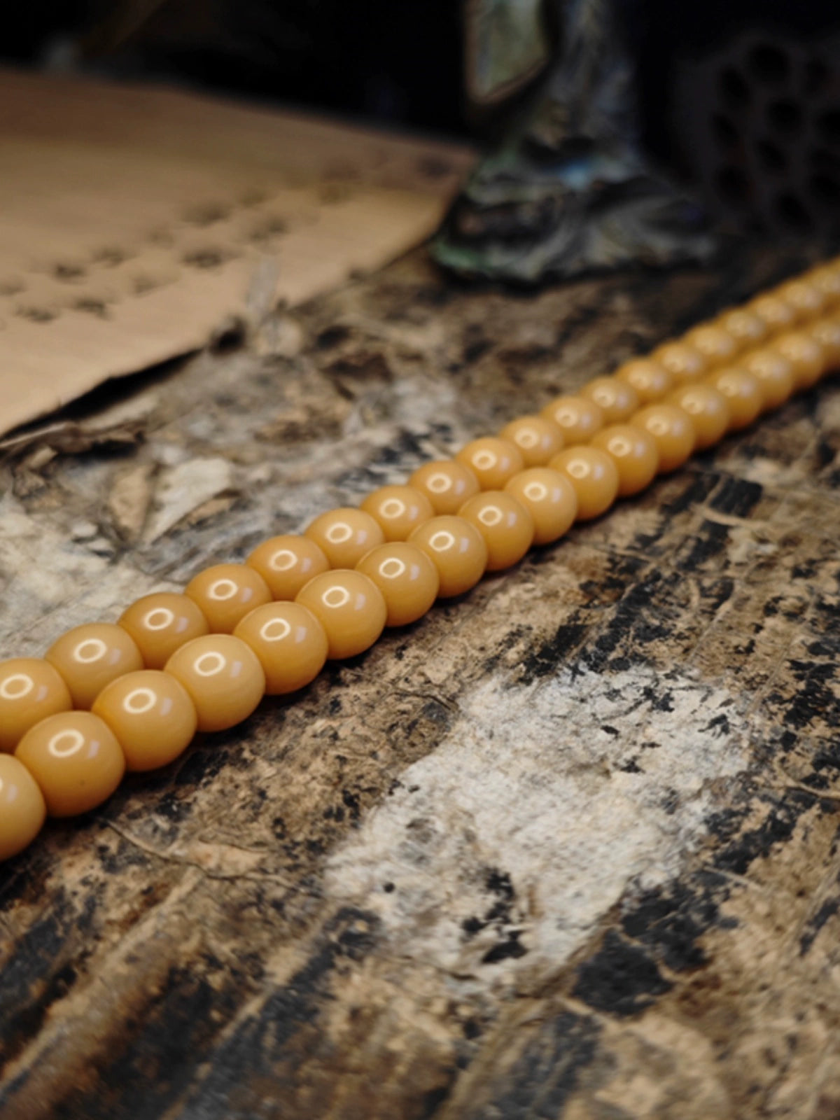 Buddha3bodhi Traditional 108 Mala Beads- Natural Bodhi Root