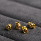S925 Silver, Six-character Mantra Silver Gold-plated DIY Handmade Jewelry Bracelet Accessories