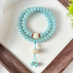 Double-Wrap Bodhi Bead Bracelet – Elegant & Minimalist Styles in Soft, Serene Tones
