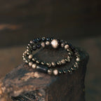 Cat’s Eye Silver Obsidian Couple Bracelets – For Inner Strength & Connection