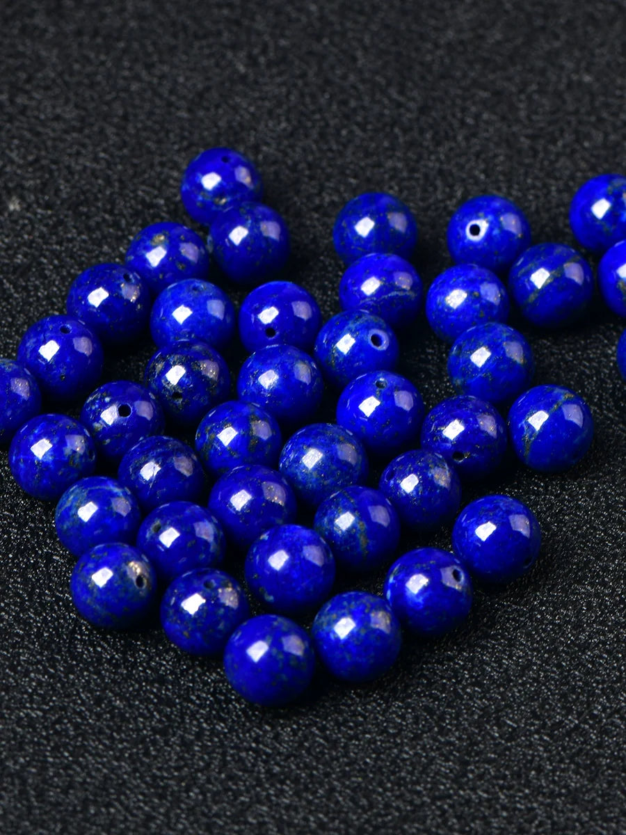 Buddha3bodhi 7A Natural Raw Royal Blue Lapis Lazuli Beads from Afghanistan