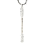 S999 Sterling Silver Sun Wukong Golden Cudgel Necklace Monkey King Pendent for Couples