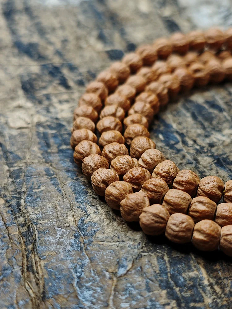 Buddha3bodhi 108 Beads of Handcrafted Psyllium Seed Mala Beads