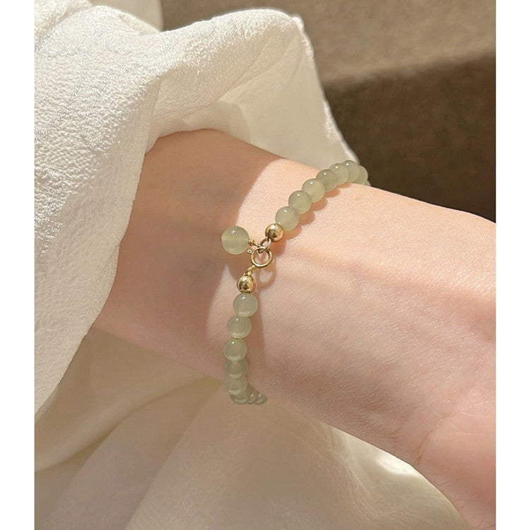 Buddha3bodhi Natural Hetian Jade Beaded Bracelet for Women