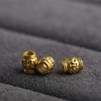 S925 Silver, Six-character Mantra Silver Gold-plated DIY Handmade Jewelry Bracelet Accessories