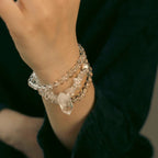 Multi-Layer Clear Quartz Wrap Bracelet Calm & Clarity Jewelry for Women