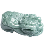 Natural Jadeite Pixiu Pendant – Ice Jade Men's Pendant