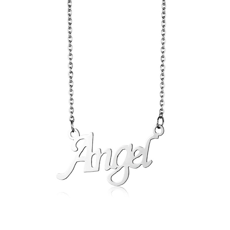 Angel Letter Necklace – Perfect Layering with Your 111-999 Angel Number Pendant