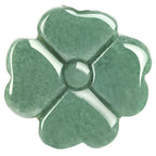Natural A-Grade Jadeite Four-Leaf Clover Pendant – Hand-Carved Green Jade Jewelry for Women
