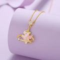 S925 Rainbow Unicorn Jewelry Collection – Necklace, Bracelet, and Earrings Set