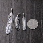 925 Sterling Silver Feather Pendant