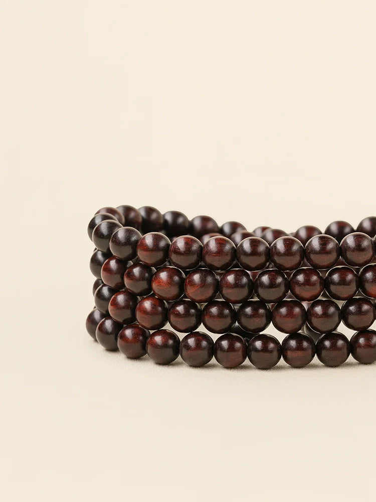 Buddha3bodhi 8mm African Red Sandalwood 108 Bead Mala