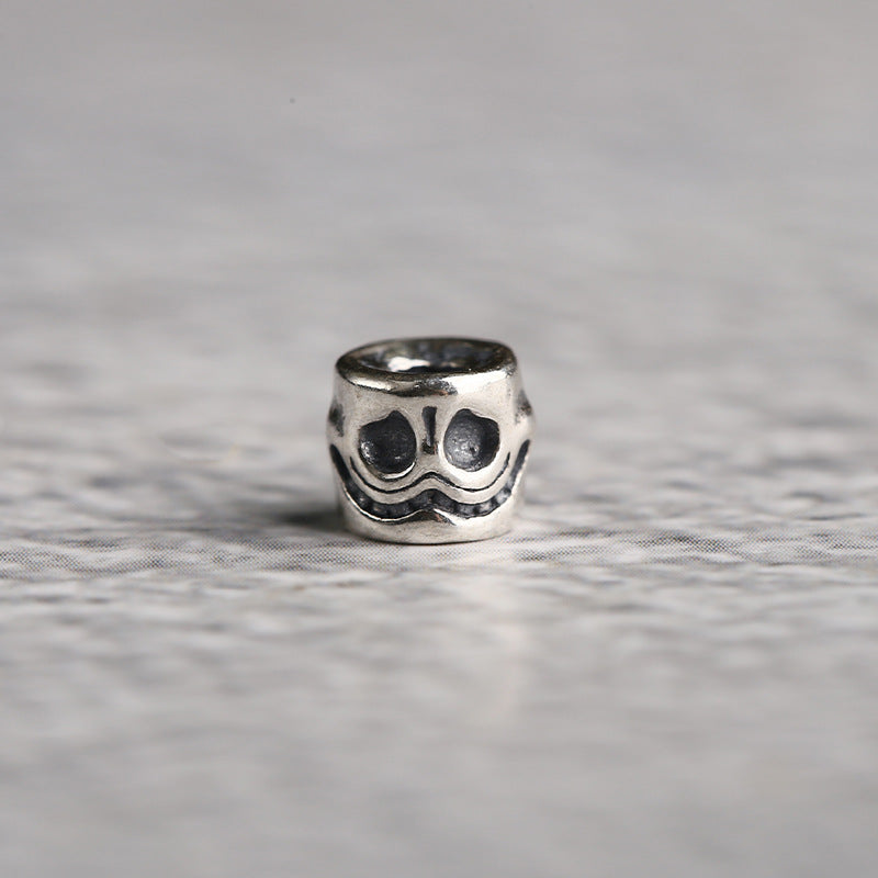 S925 Silver, Joy Corpse Dolin Master with Bead Dumb, Buddha Bead Disciple Bead Accessory