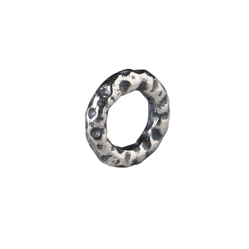 S925 Silver, Crater Card Ring Running Ring DIY Bracelet Small Silver Ring Accessories