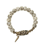 Tibetan Handmade Yak Bone & Brass Bracelet · Natural Strength, Timeless Elegance