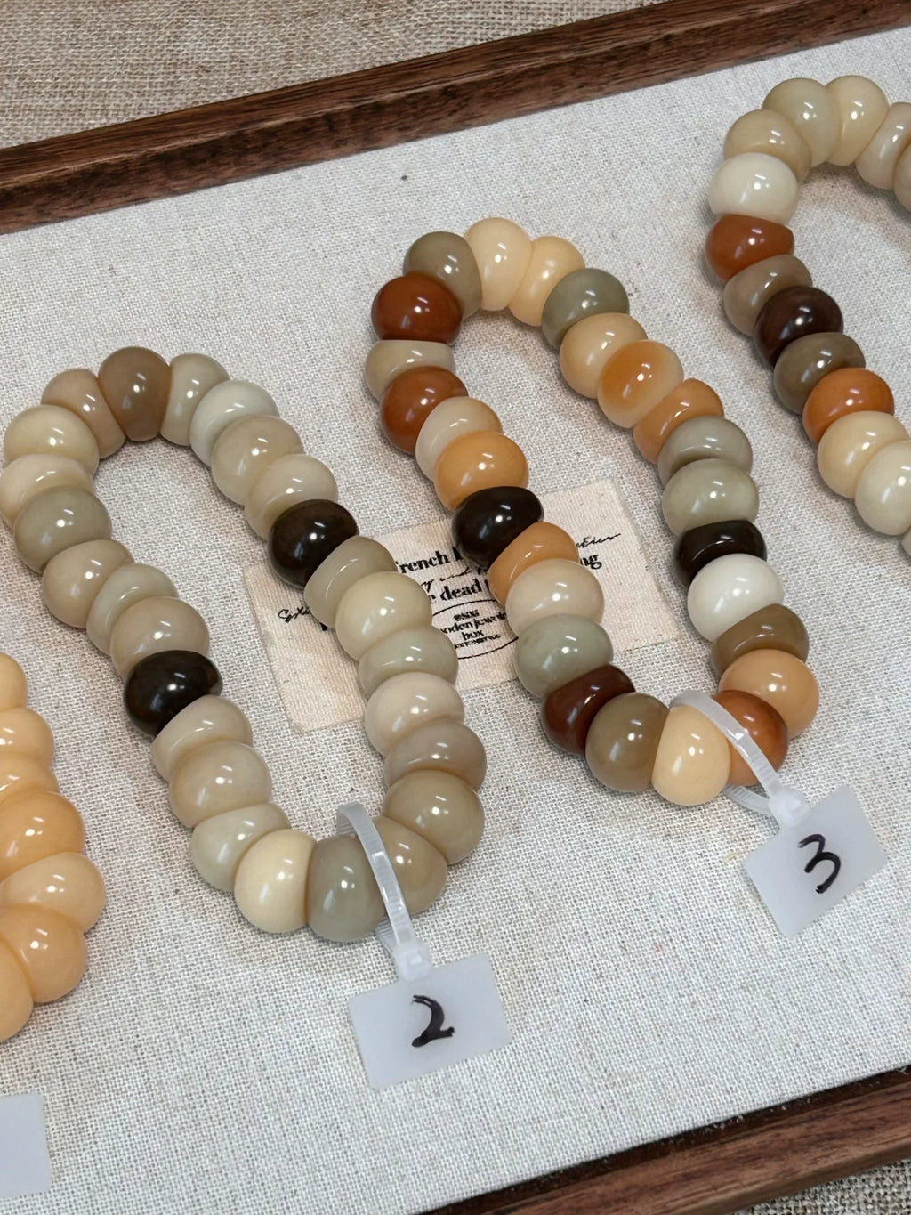 New Milky Coffee Garlic Bodhi Bracelet 14MM  (Multiple Colors Available)