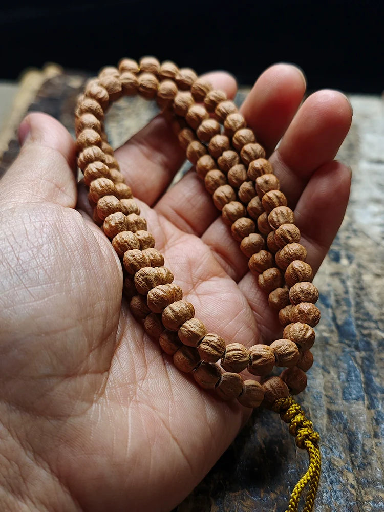 Buddha3bodhi 108 Beads of Handcrafted Psyllium Seed Mala Beads