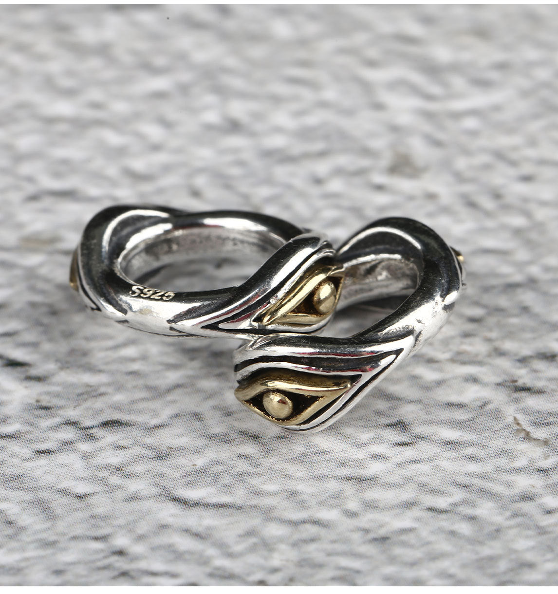 S925 Silver, Sky Eye Clasp Spacer Eye of Horus
