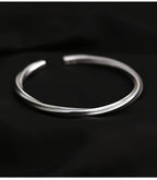 Buddha3bodhi Pure Silver Mobius Loop Bracelet