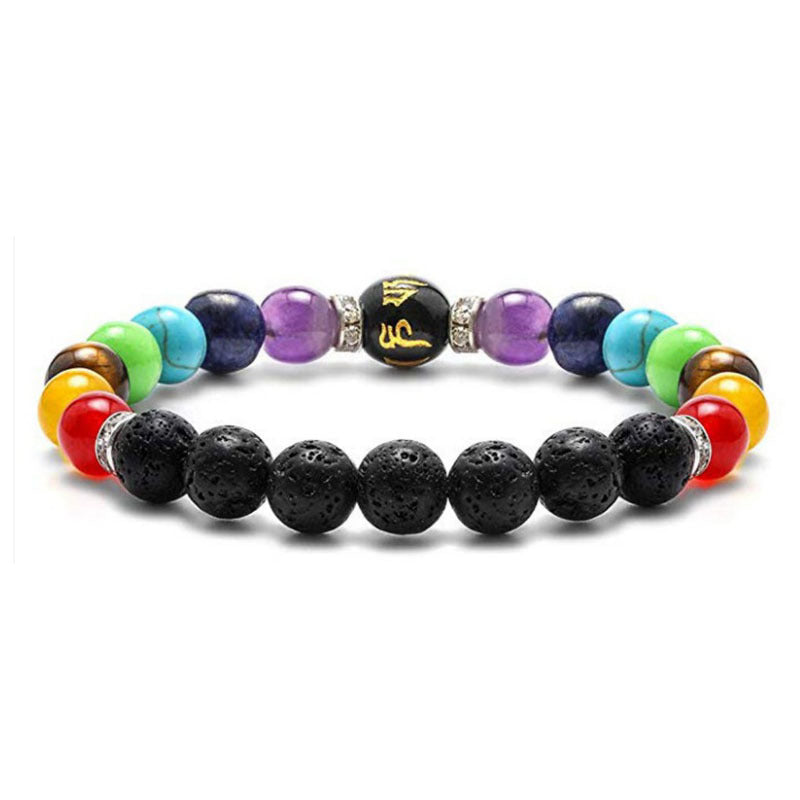 Buddha3bodhi 7 Chakra Bracelet Lapis Lazuli Tiger Eye Braided Men Bracelet