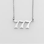 Stainless Steel Necklace Angel Number Necklace 111-999 for Women