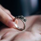 Buddha3bodhi Adjustable 925 Silver Chinese Dragon Ring