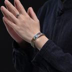 Buddha3bodhi Pure Silver Enamel Zodiac Dragon Bangle
