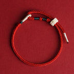 Year of the Fire Horse 2026 Twelve Flower God Handmade Red String Bracelet
