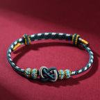 Handcrafted Red Rope Bracelet for Couples – Good Luck & Fortune Amulet Gift