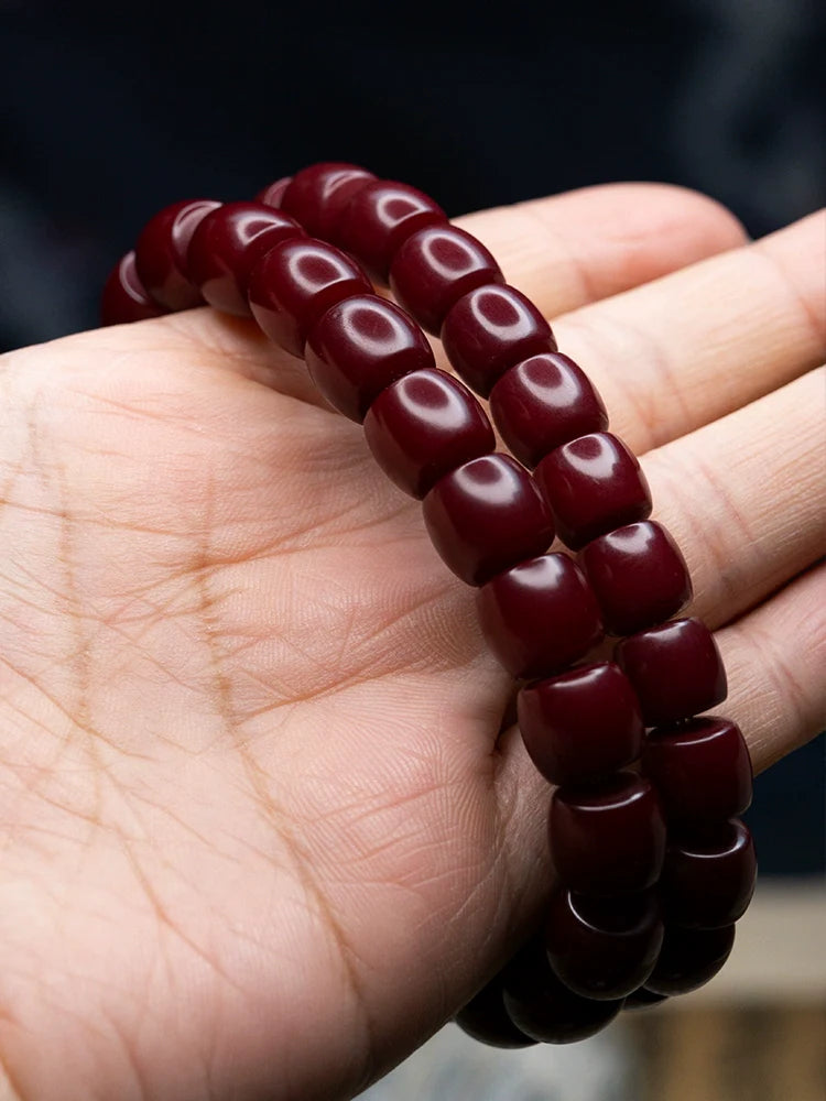 Red Bodhi Bracelet Energizing Meditation  Beads
