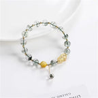 Buddha3bodhi Natural Green Ghost Crystal Pixiu Feng Shui Bracelet