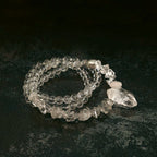 Multi-Layer Clear Quartz Wrap Bracelet Calm & Clarity Jewelry for Women