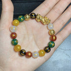 Buddha & Karma Pixiu Five Elements Crystal Bracelet – Align with Abundance and Elemental Balance