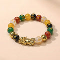 Buddha & Karma Pixiu Five Elements Crystal Bracelet – Align with Abundance and Elemental Balance