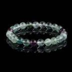 Buddha & Karma Rainbow Fluorite Healing Bracelet