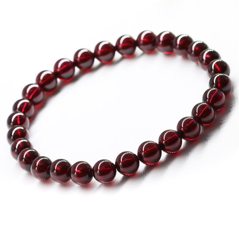 Buddha & Karma Red Garnet Stone Bracelet - Reignite Your Passion & Love