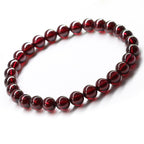 Buddha & Karma Red Garnet Stone Bracelet - Reignite Your Passion & Love