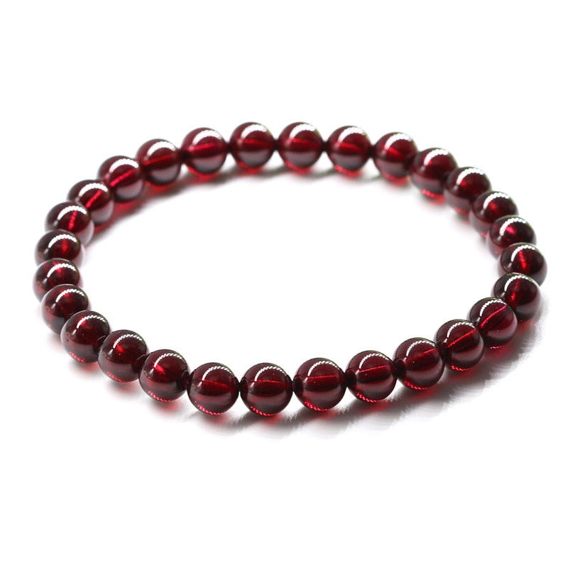 Buddha & Karma Red Garnet Stone Bracelet - Reignite Your Passion & Love