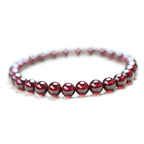 Buddha & Karma Red Garnet Stone Bracelet - Reignite Your Passion & Love