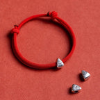 Buddha & Karma Red String Fu Lucky Bracelet - Bright Red